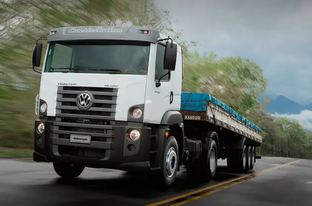 camion volkswagen a alta velocidad